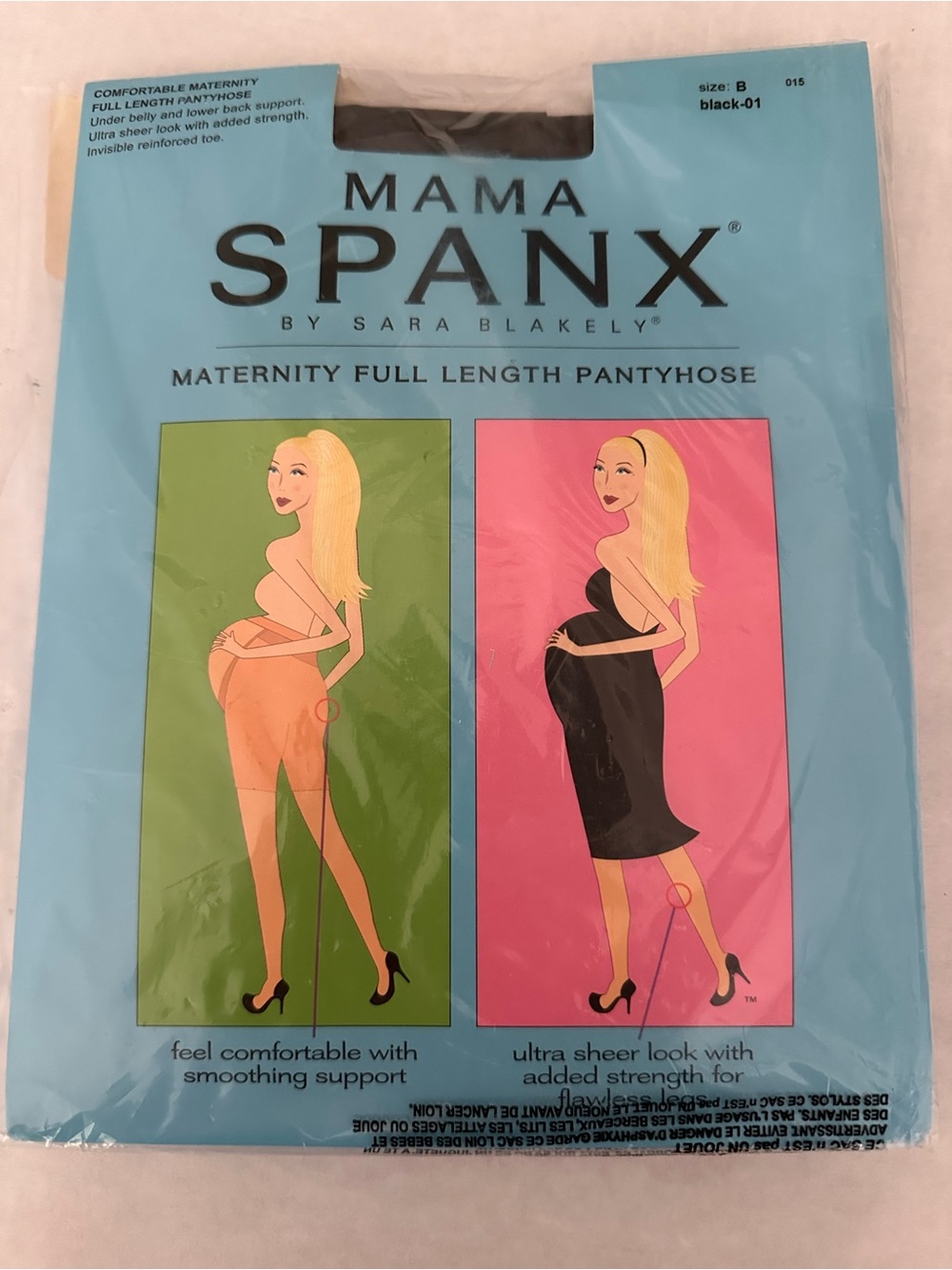 MAMA SPANX
MATERNITY FULL LENGTH PANTYHOSE - Black - size B